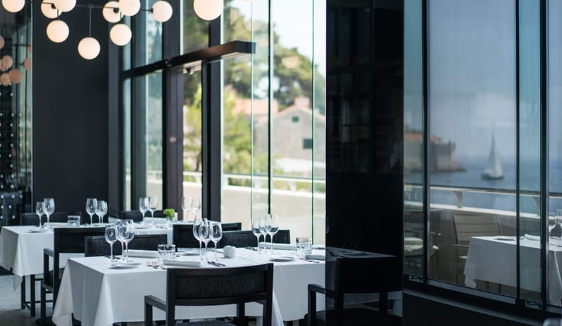 EXCLSIOR DUBROVNIK - SENSUS FINE DINING SIDE TABLE ARRANGEMENT